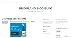 Desktop Screenshot of bridglandblog.com