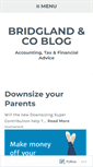 Mobile Screenshot of bridglandblog.com